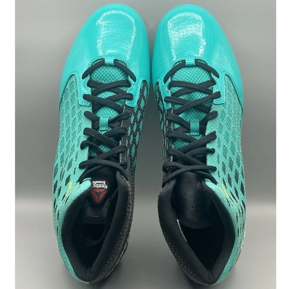 Reebok x Adidas CrossFit Games Training Green Teal Cleats - Men's Size 15 NEW
